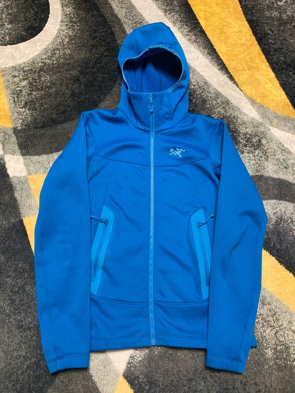 Arcteryx Hoodie Zip Up Blue